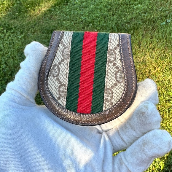 Gucci Sylvie Accessory Collection Coin Pouch with COA Preloved Sherry Line - Picture 3 of 8